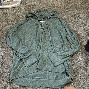 Maurice’s Heathered Green Hooded Sweater